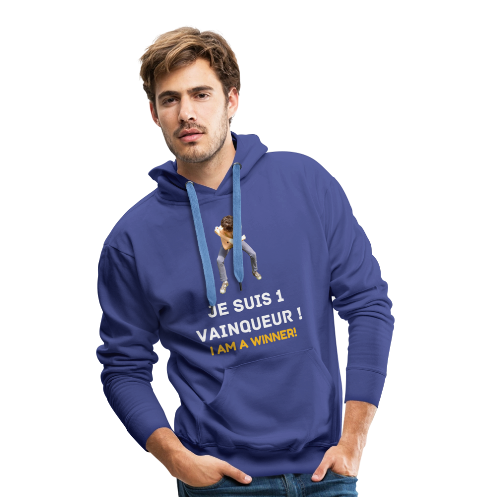 Je suis 1 Vainqueur ! - Pull Bio - bleu royal