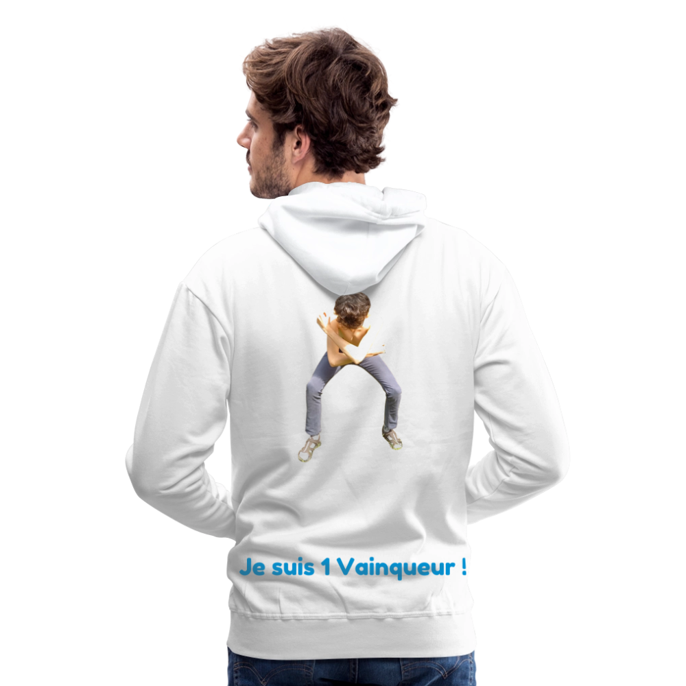 Je suis 1 Vainqueur ! - Pull Bio - blanc