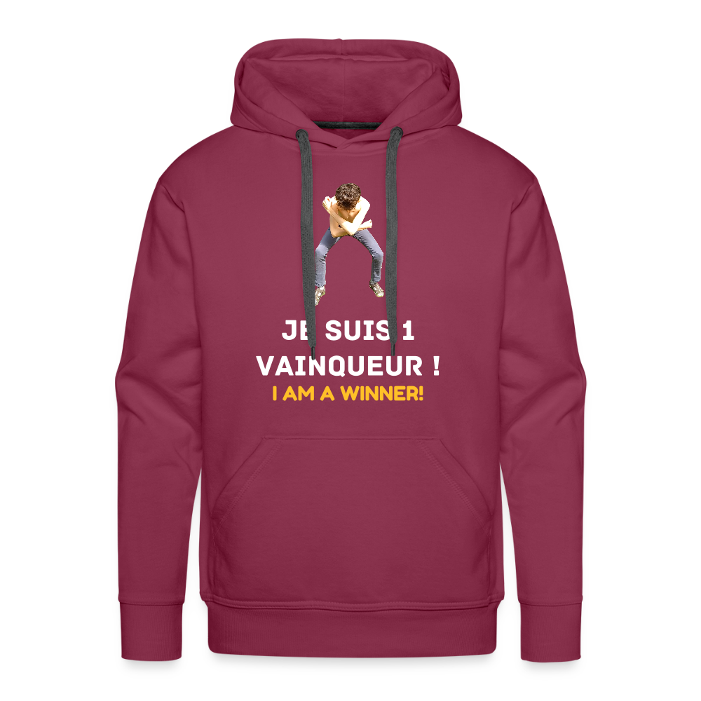 Je suis 1 Vainqueur ! - Pull Bio - bordeaux
