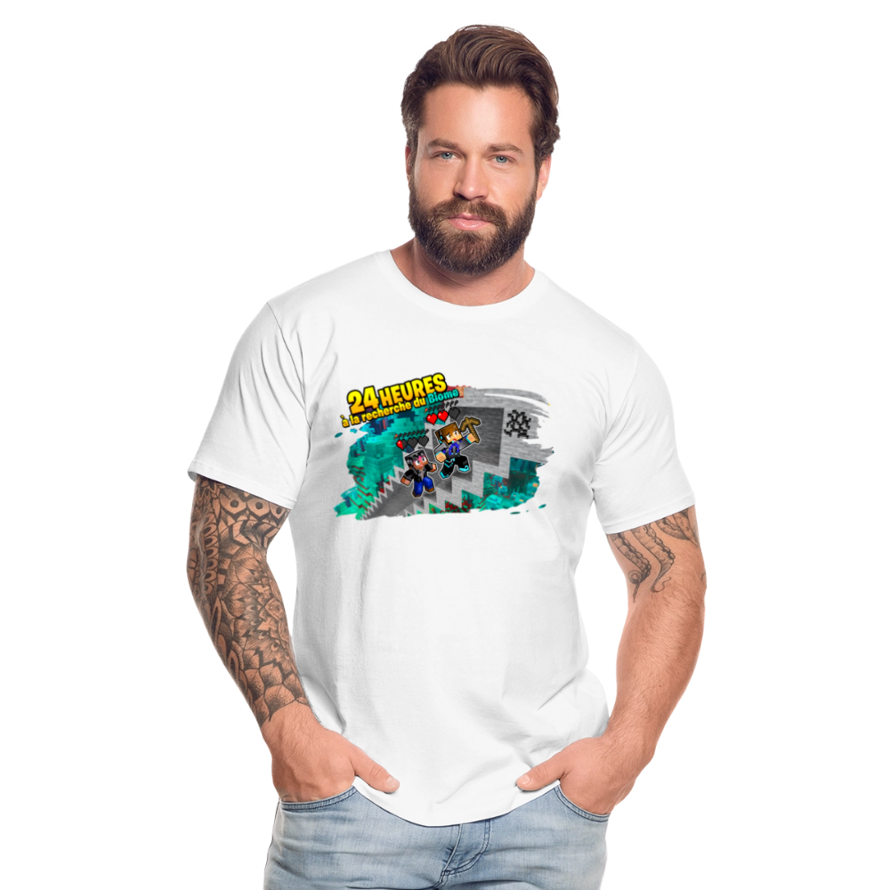 24 Heures à la Recherche du Biome - T-Shirt Bio - blanc