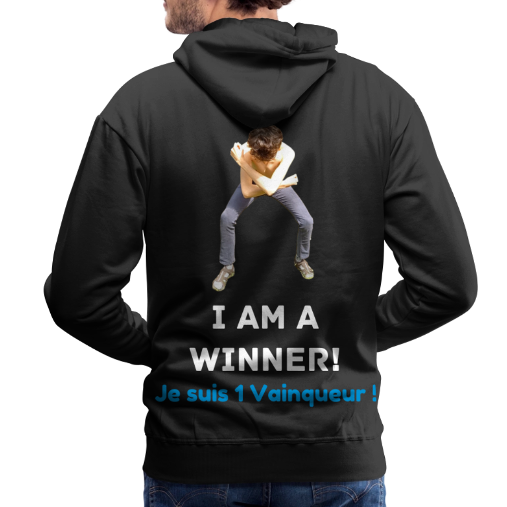 Je suis 1 Vainqueur ! - Pull Bio - noir