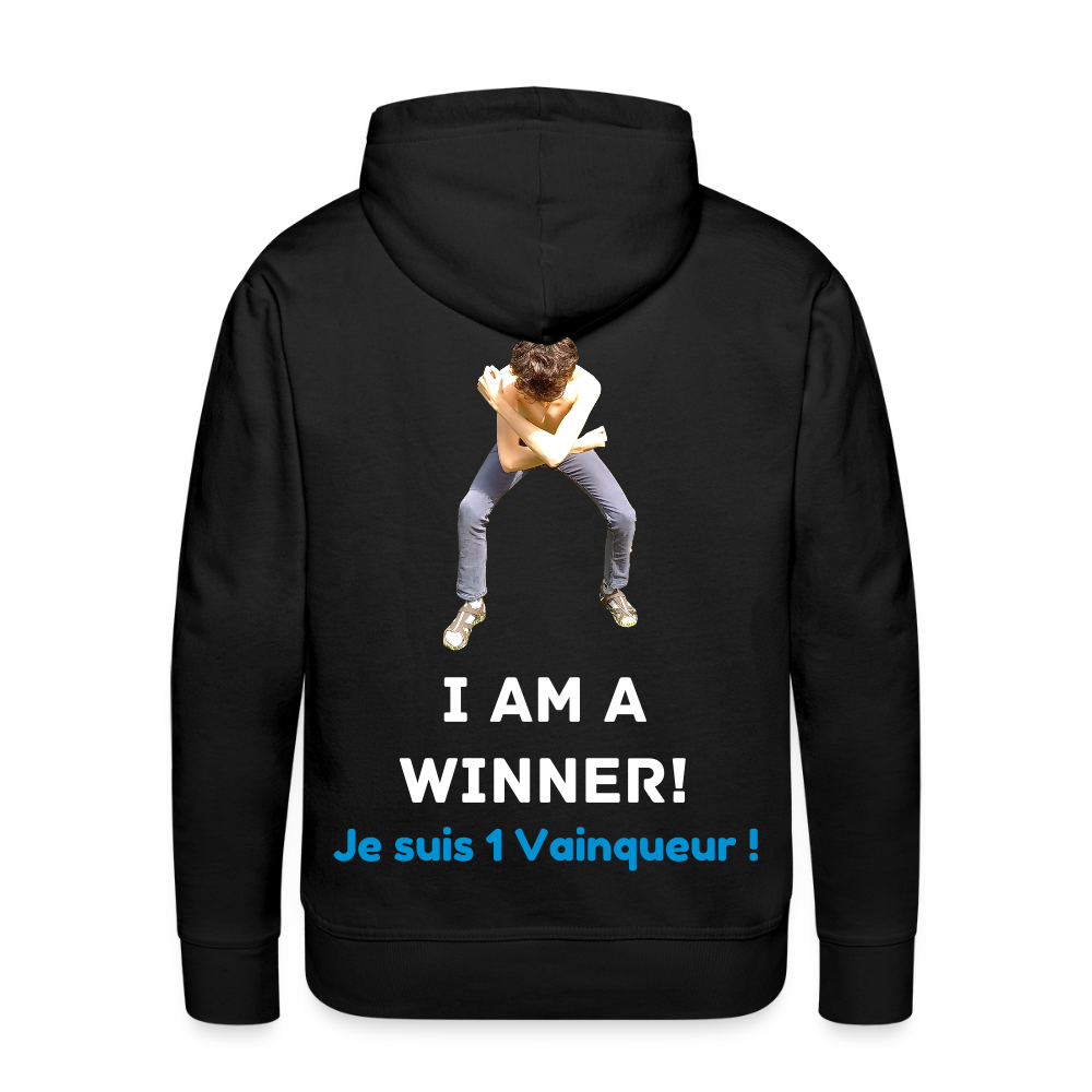 Je suis 1 Vainqueur ! - Pull Bio - noir