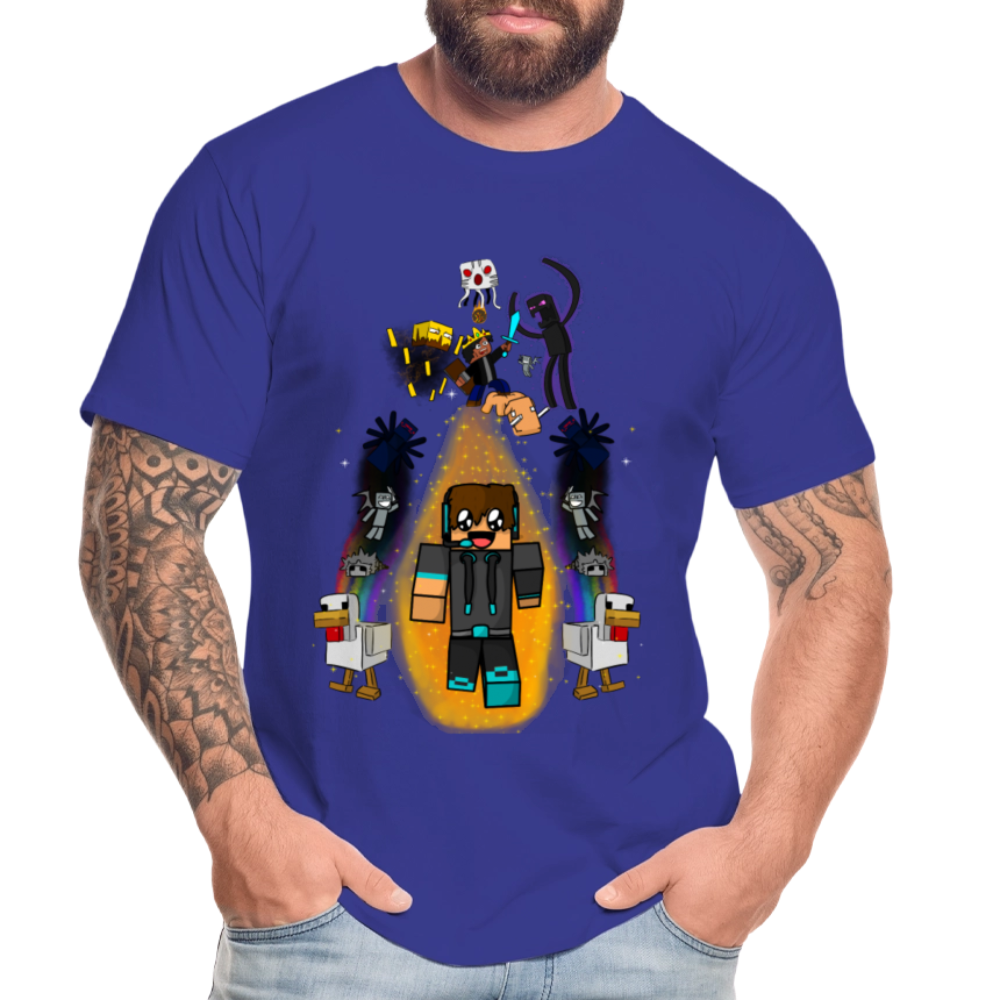 À l'aventure on s'amuse bien mais on meurt beaucoup - T-Shirt Bio Premium - bleu roi