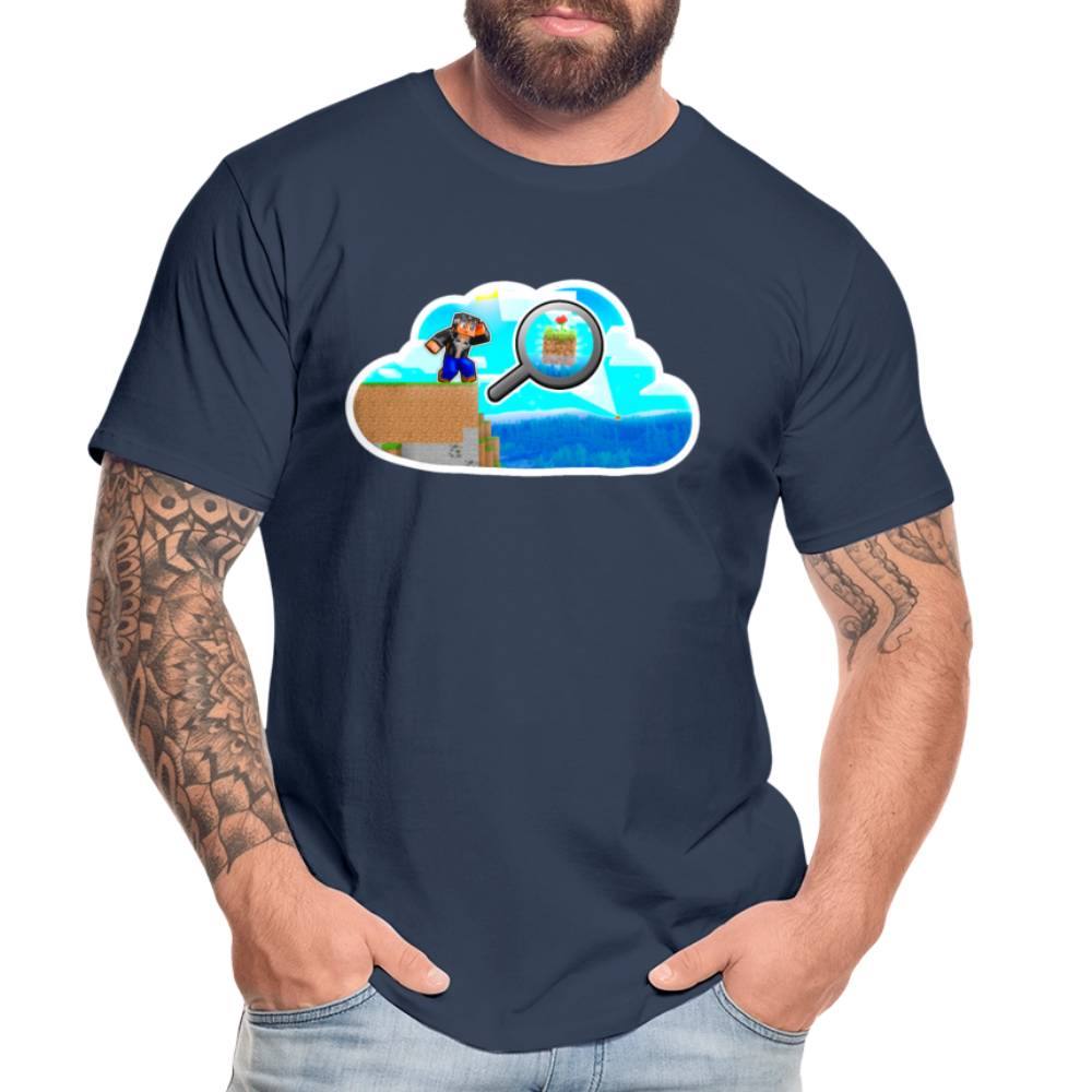 Là-bas, je vois une île ! - T-Shirt Bio - bleu marine