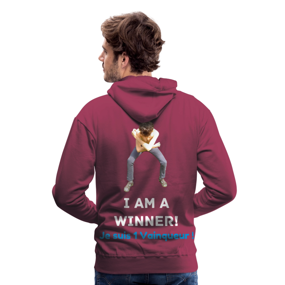 Je suis 1 Vainqueur ! - Pull Bio - bordeaux