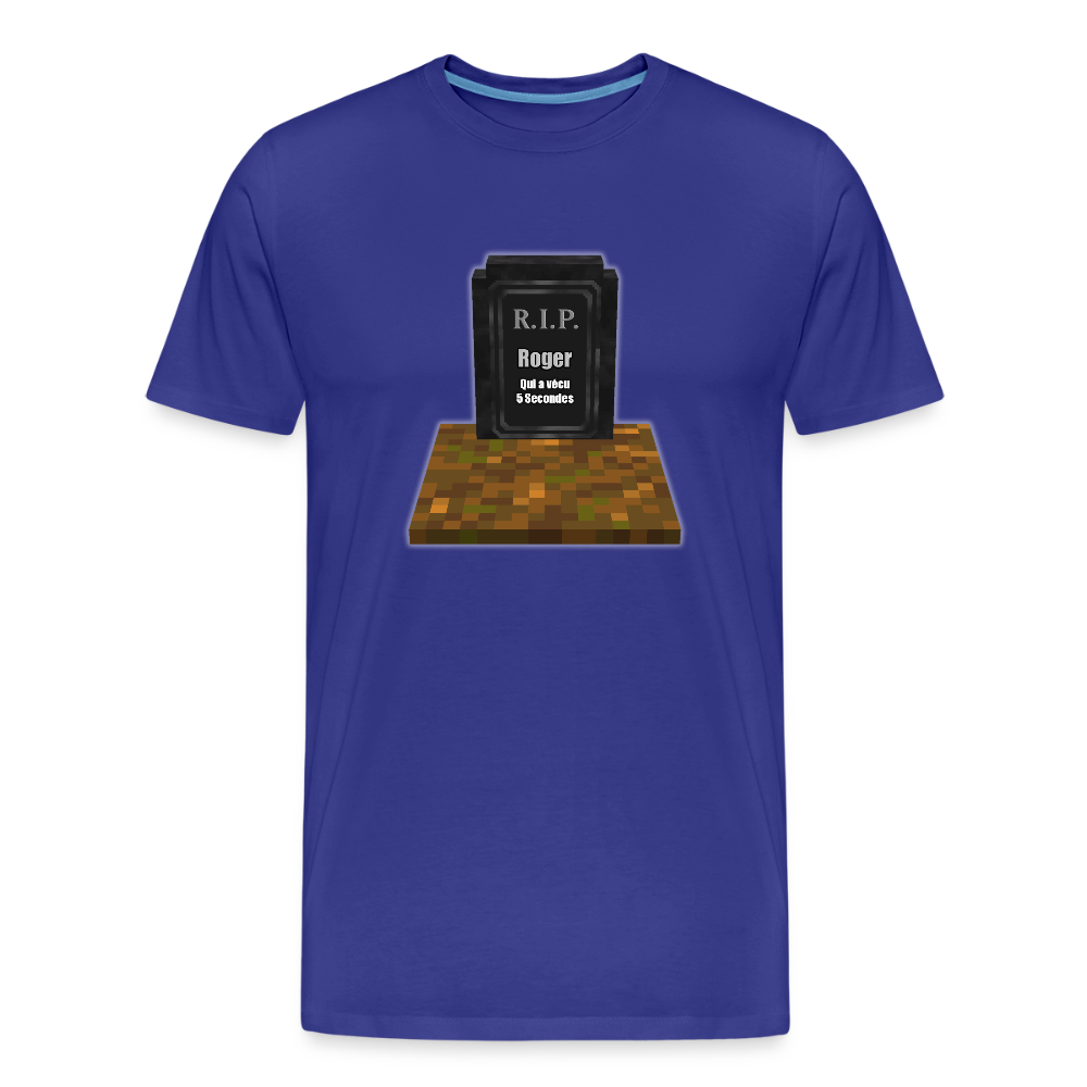 R.I.P. ROGER Le Ghast (Sans Fantôme) - T-Shirt Bio - bleu roi