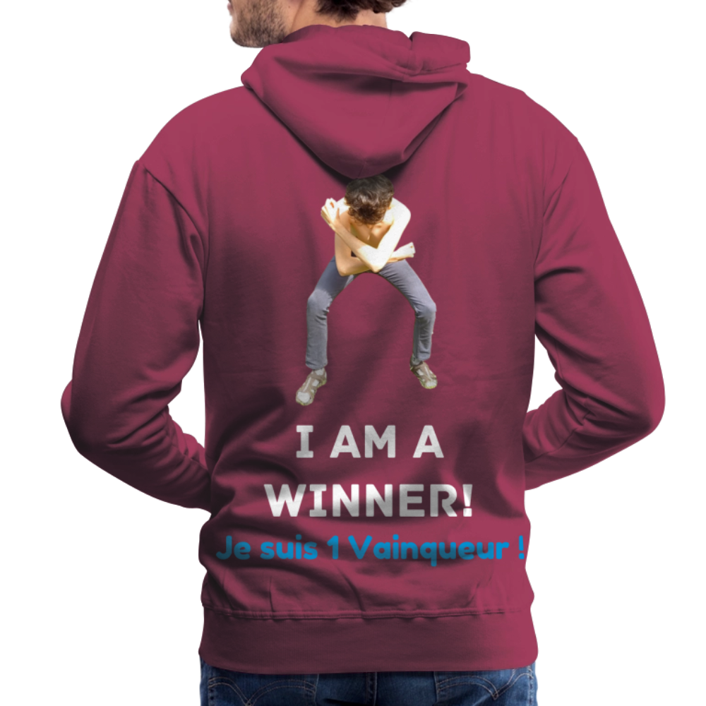 Je suis 1 Vainqueur ! - Pull Bio - bordeaux