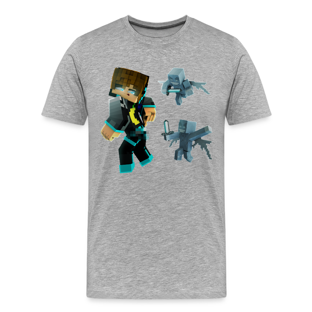 Léchez-Moi Le Cul (Sans Phrase) - T-Shirt Bio - gris chiné