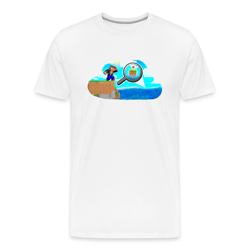 Là-bas, je vois une île ! - T-Shirt Bio - blanc