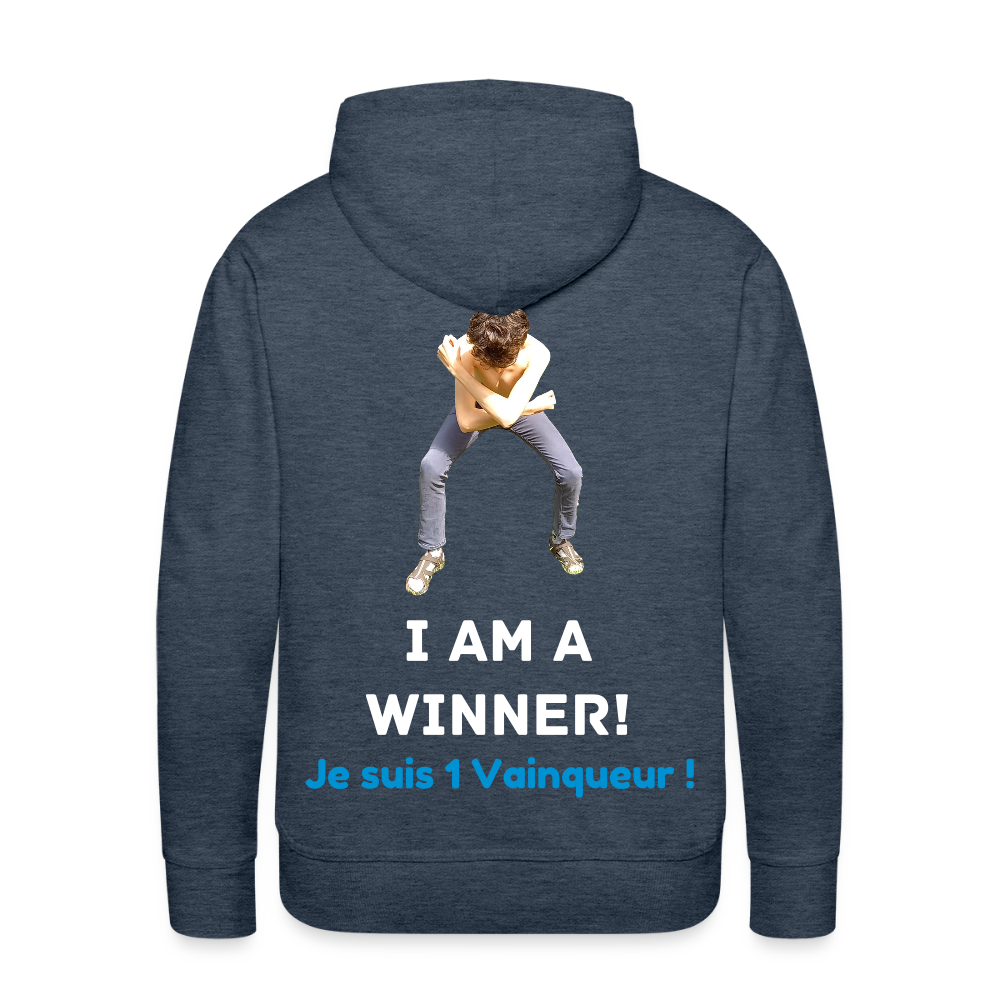 Je suis 1 Vainqueur ! - Pull Bio - bleu jeans