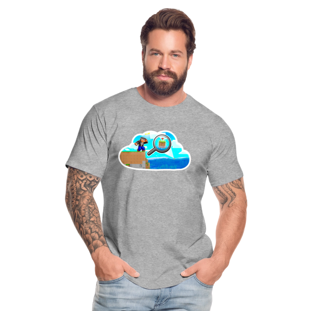 Là-bas, je vois une île ! - T-Shirt Bio - gris chiné