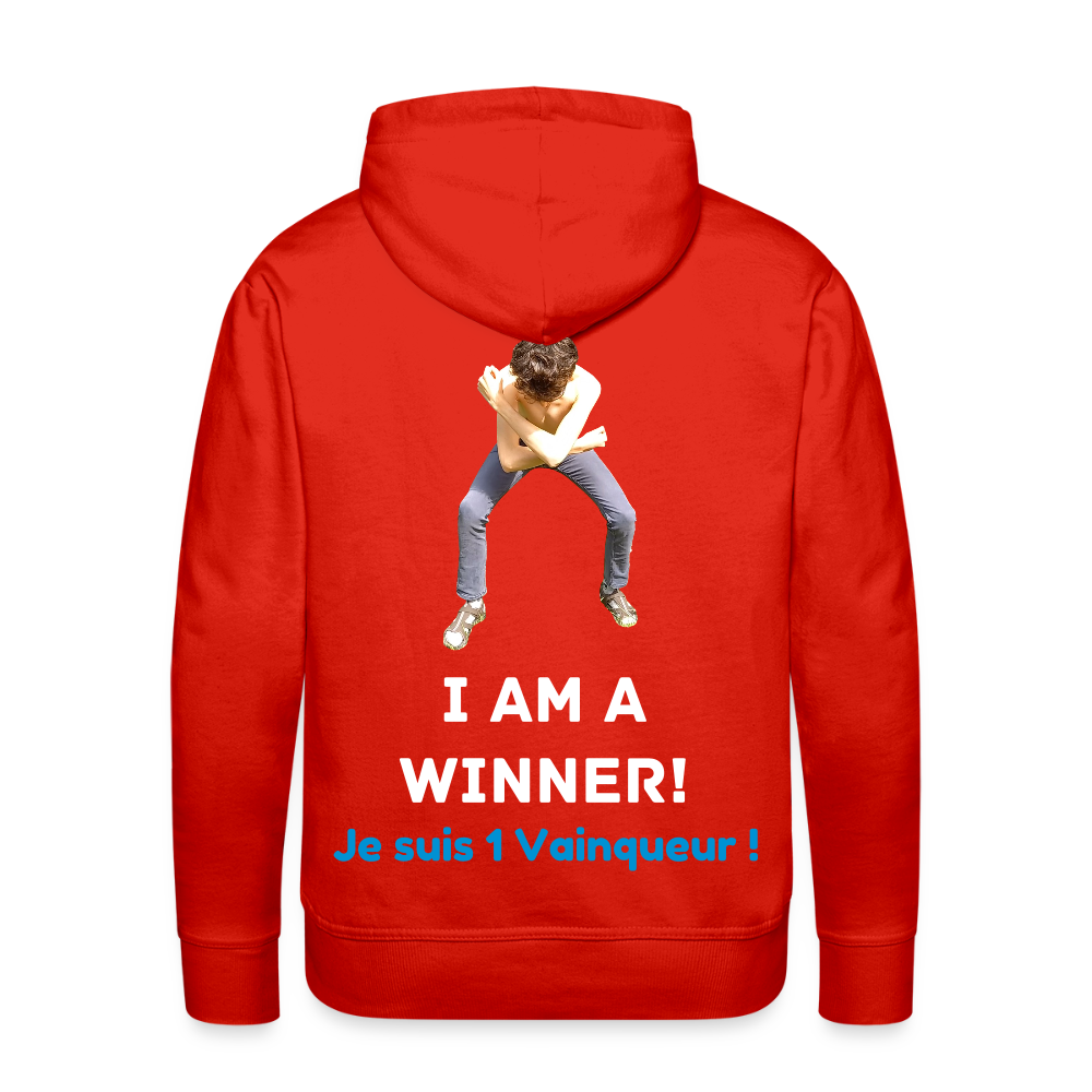 Je suis 1 Vainqueur ! - Pull Bio - rouge