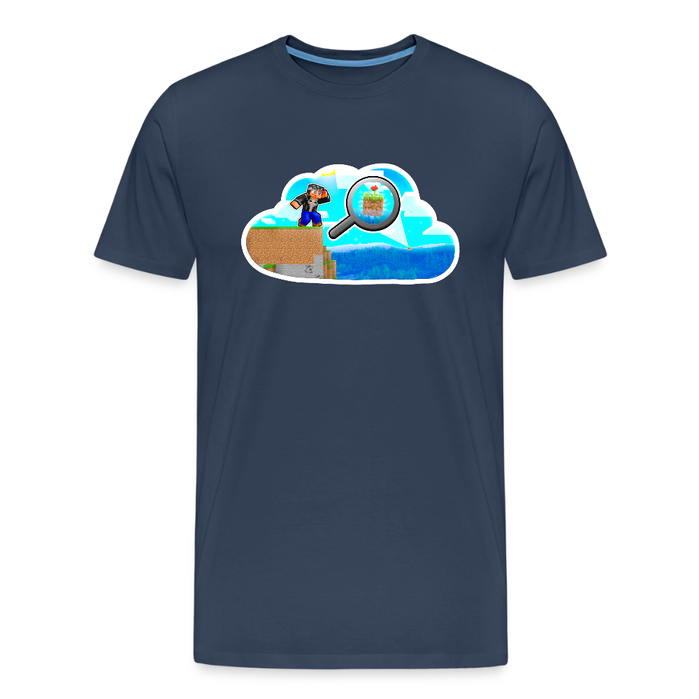 Là-bas, je vois une île ! - T-Shirt Bio - bleu marine