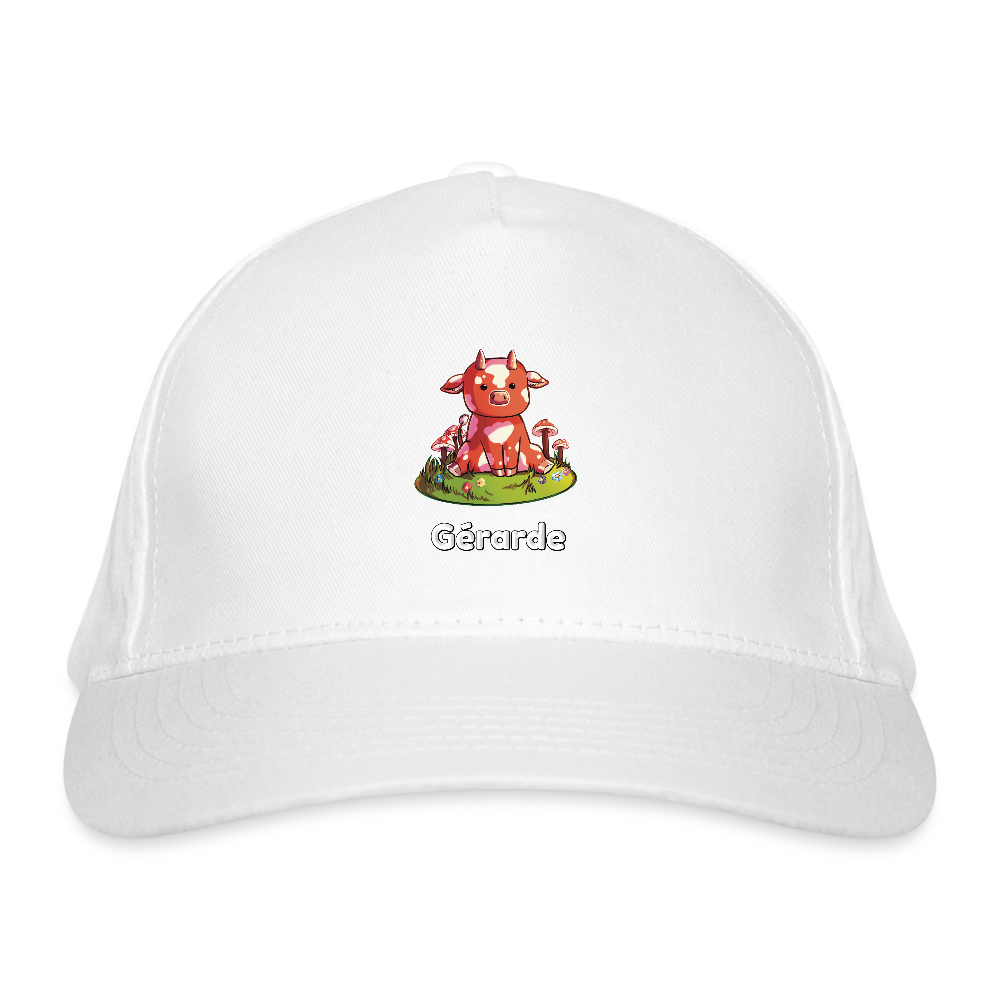 Gérarde La Champimeuh - Casquette Classique Bio v1 - blanc