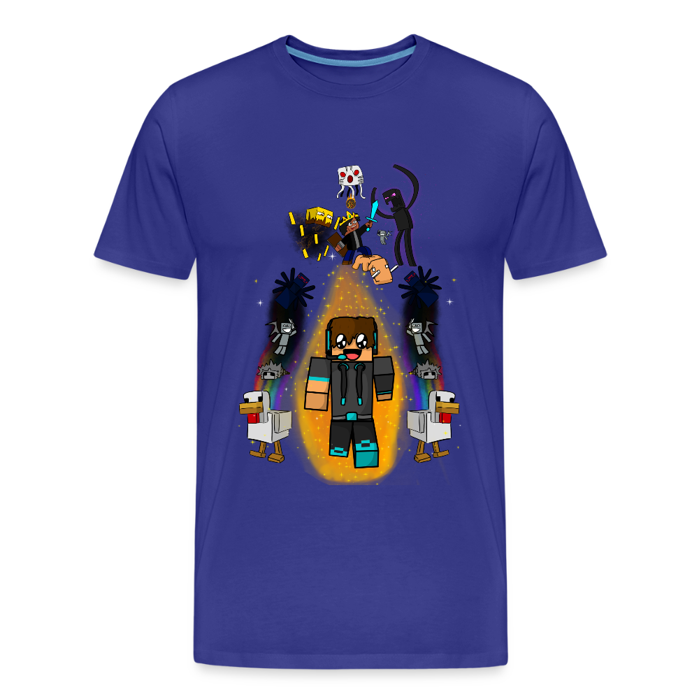 À l'aventure on s'amuse bien mais on meurt beaucoup - T-Shirt Bio Premium - bleu roi