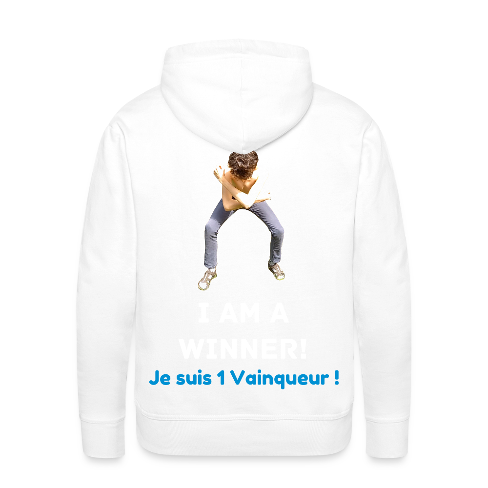 Je suis 1 Vainqueur ! - Pull Bio - blanc