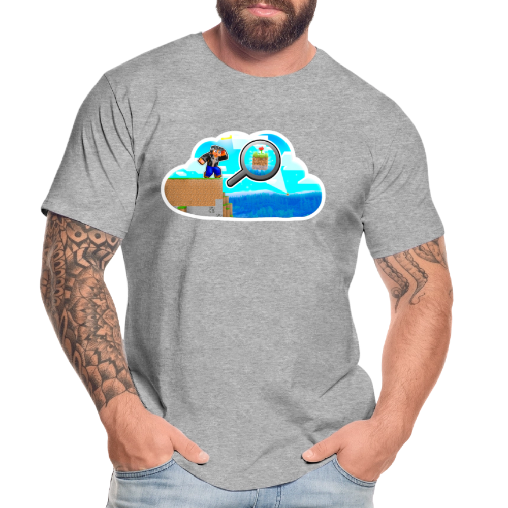 Là-bas, je vois une île ! - T-Shirt Bio - gris chiné