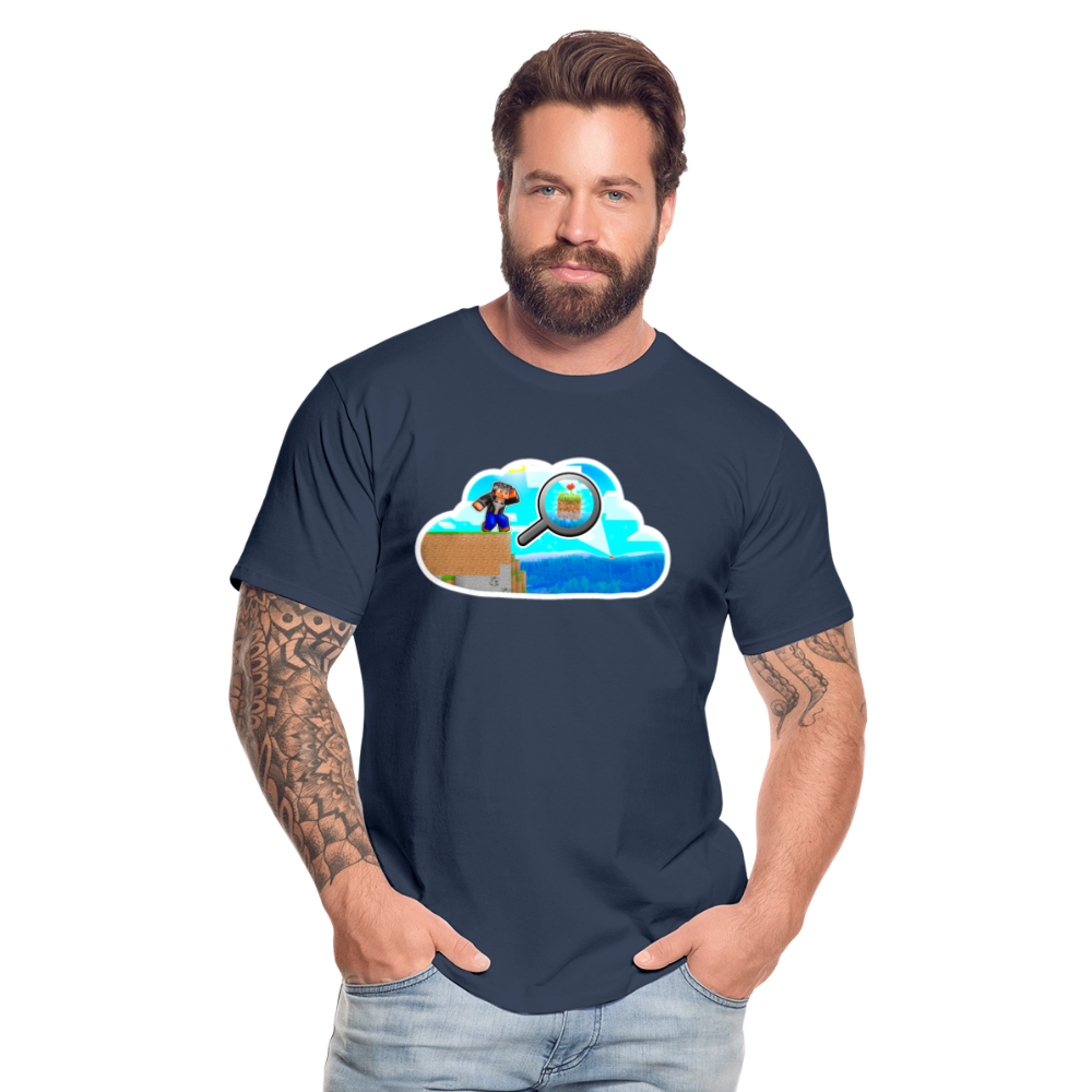 Là-bas, je vois une île ! - T-Shirt Bio - bleu marine