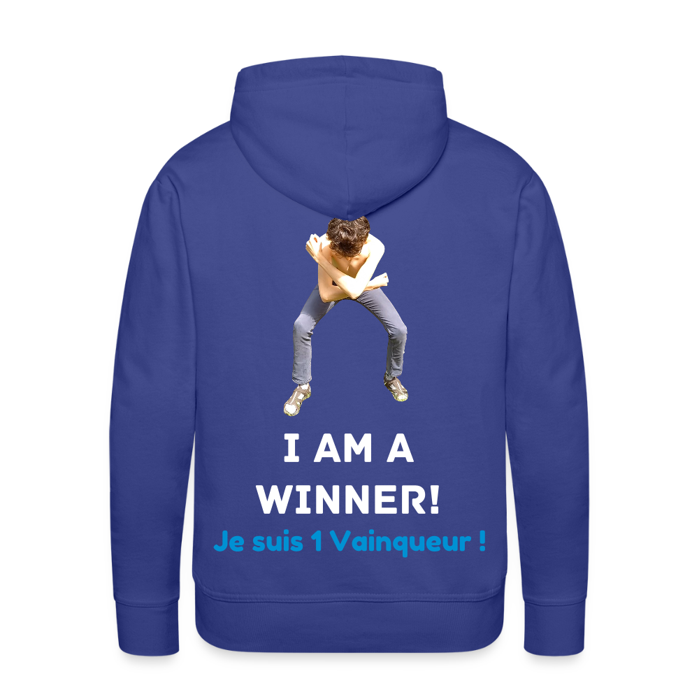 Je suis 1 Vainqueur ! - Pull Bio - bleu royal