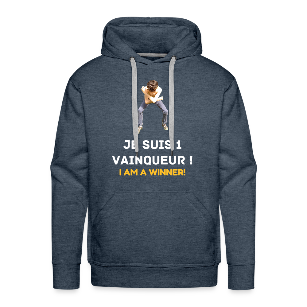 Je suis 1 Vainqueur ! - Pull Bio - bleu jeans