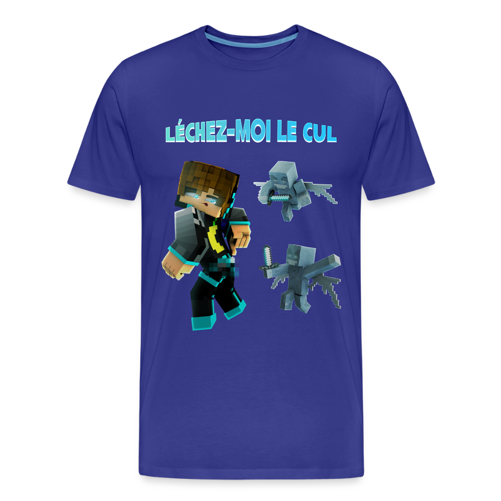 Léchez-Moi Le Cul (Avec Phrase) - T-Shirt Bio - bleu roi