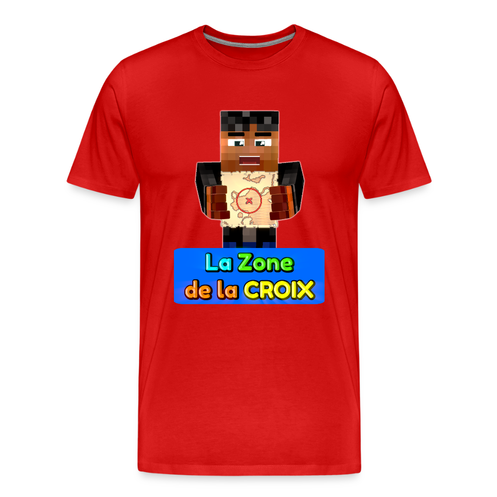 La Zone de la CROIX - T-Shirt Bio - rouge