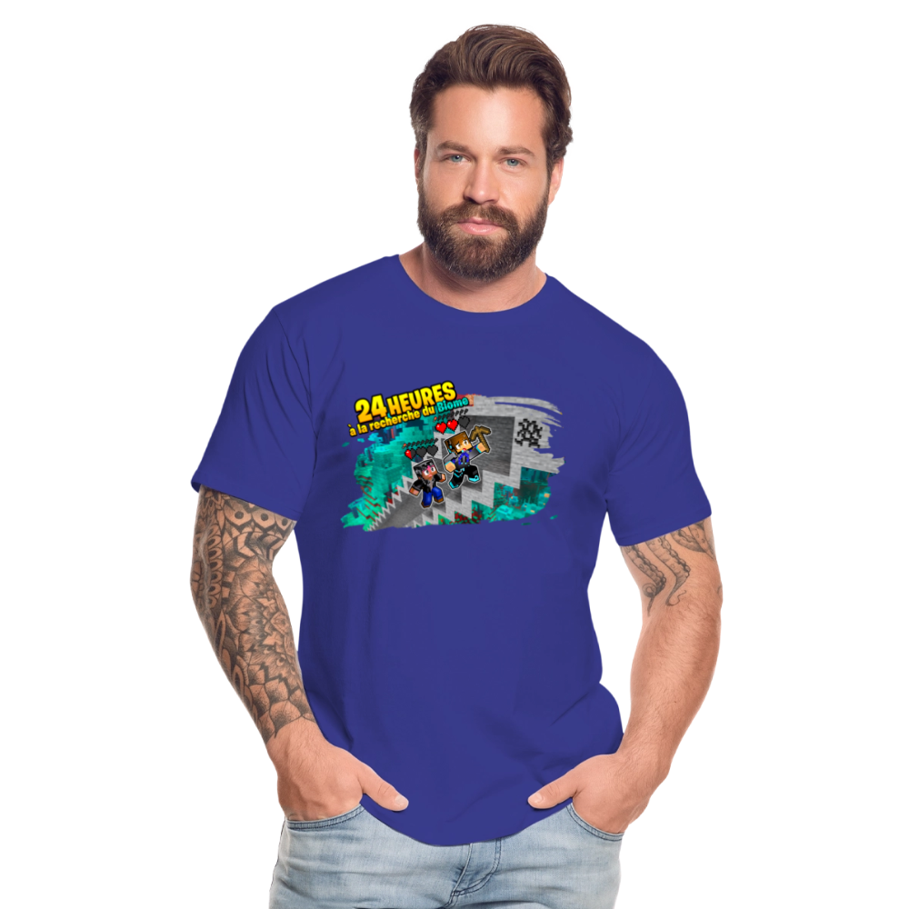 24 Heures à la Recherche du Biome - T-Shirt Bio - bleu roi