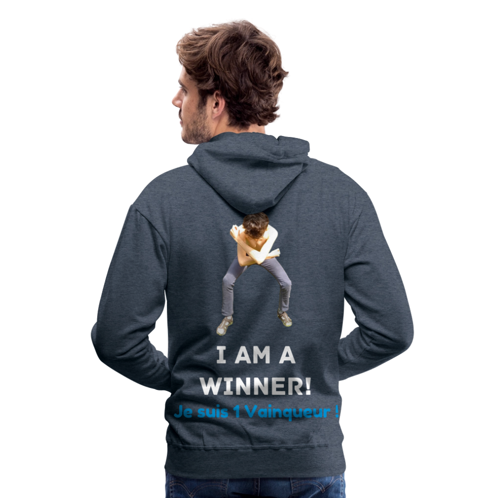 Je suis 1 Vainqueur ! - Pull Bio - bleu jeans