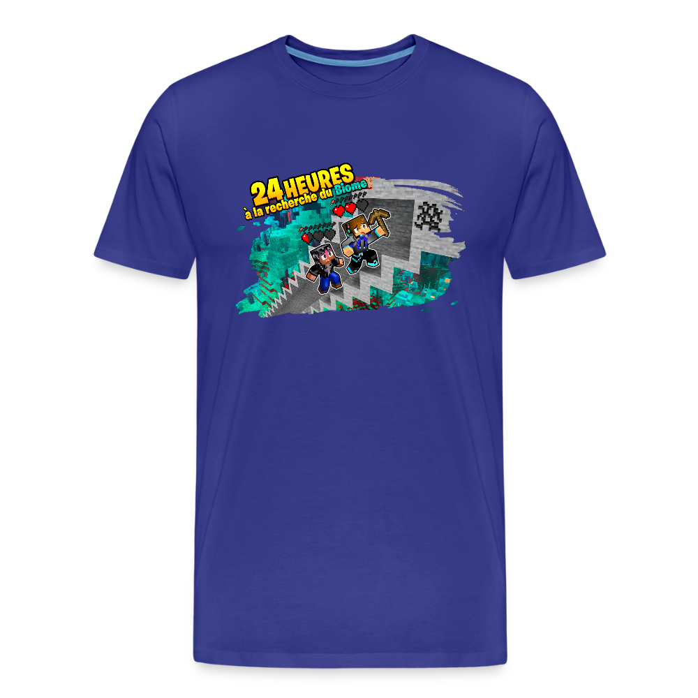 24 Heures à la Recherche du Biome - T-Shirt Bio - bleu roi