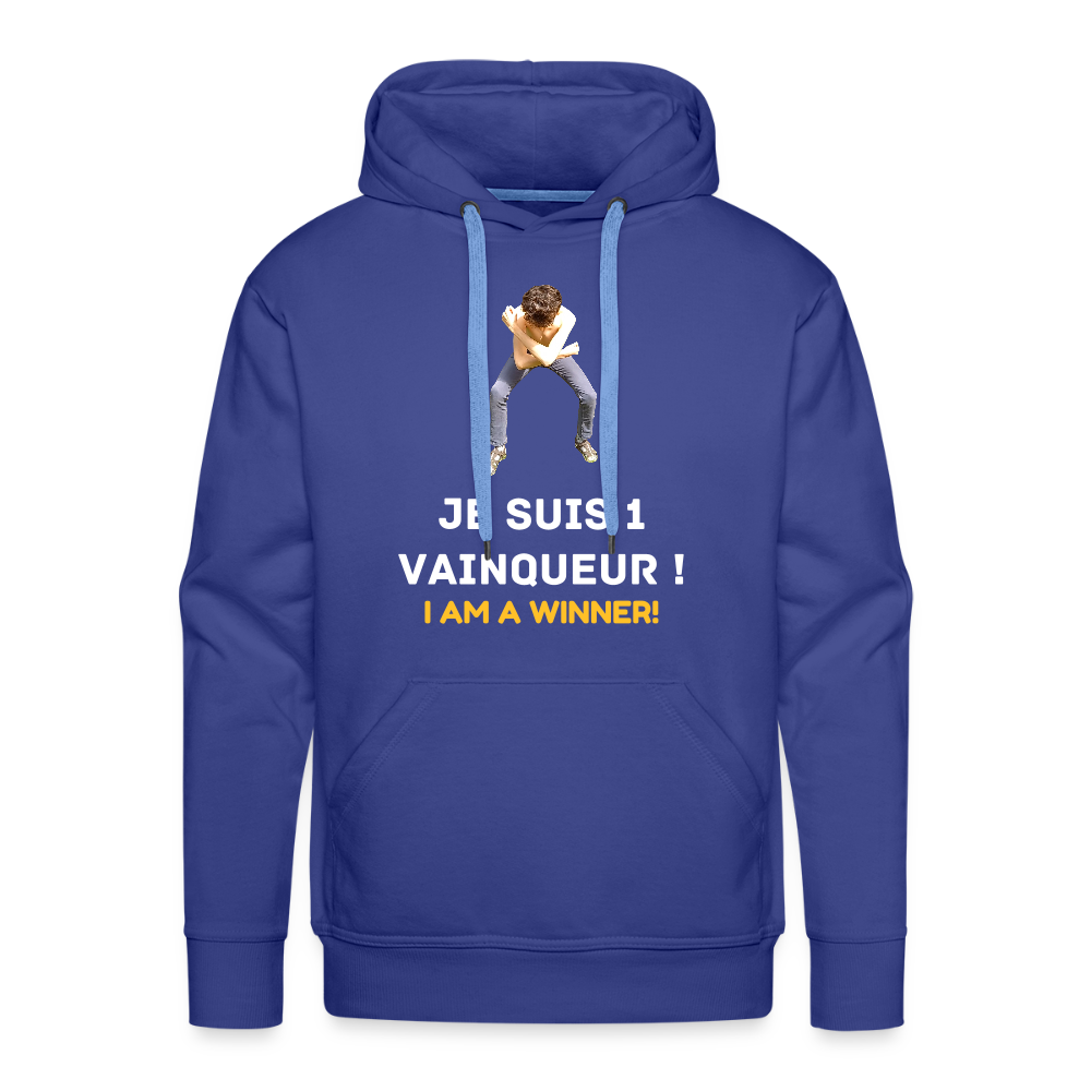 Je suis 1 Vainqueur ! - Pull Bio - bleu royal