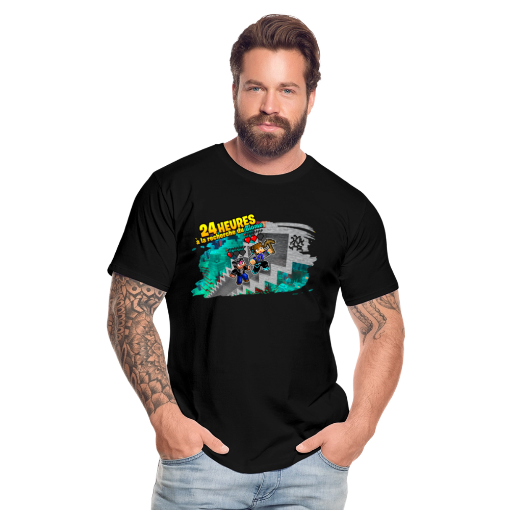 24 Heures à la Recherche du Biome - T-Shirt Bio - noir