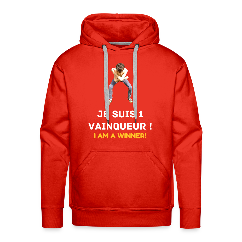 Je suis 1 Vainqueur ! - Pull Bio - rouge