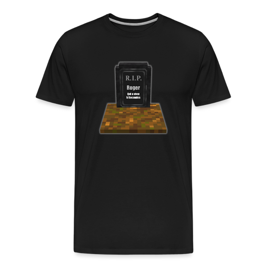 R.I.P. ROGER Le Ghast (Sans Fantôme) - T-Shirt Bio - noir