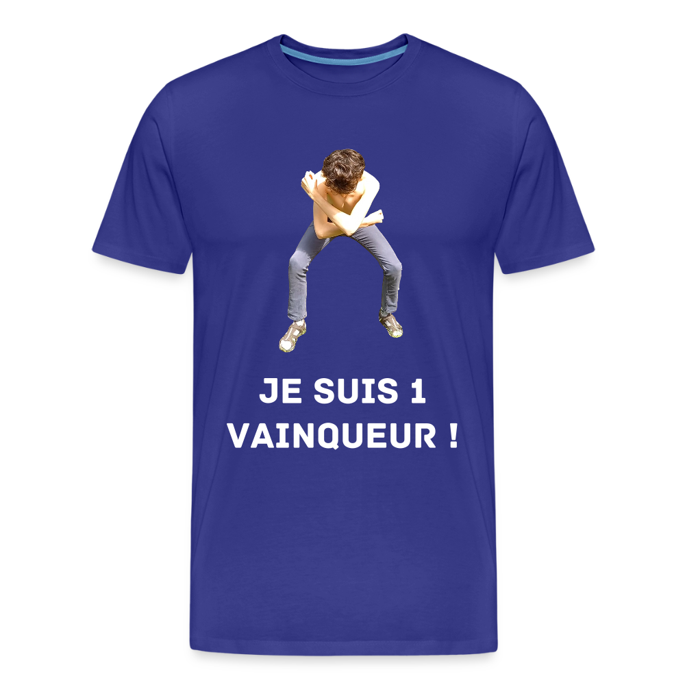 Je suis 1 Vainqueur ! - T-Shirt Bio - bleu roi