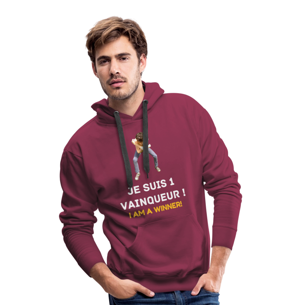 Je suis 1 Vainqueur ! - Pull Bio - bordeaux