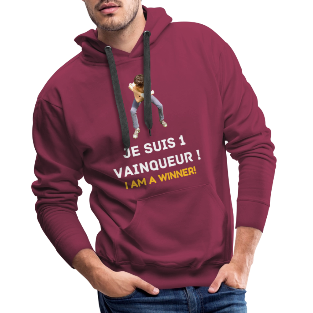 Je suis 1 Vainqueur ! - Pull Bio - bordeaux