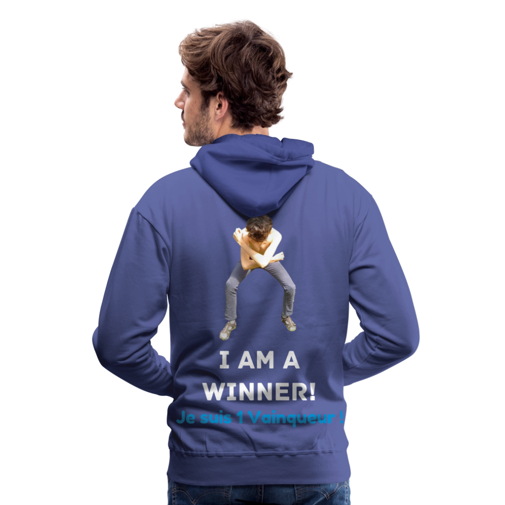 Je suis 1 Vainqueur ! - Pull Bio - bleu royal