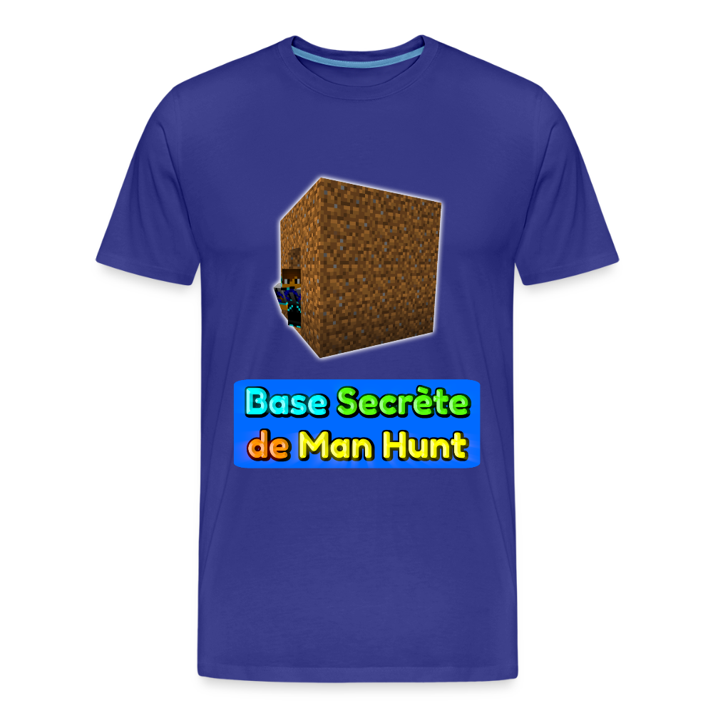 Base Secrète de Man Hunt - T-Shirt Bio - bleu roi