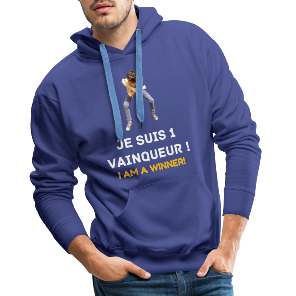 Je suis 1 Vainqueur ! - Pull Bio - bleu royal