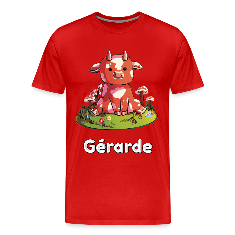 Gérarde La Champimeuh - T-Shirt Bio - rouge