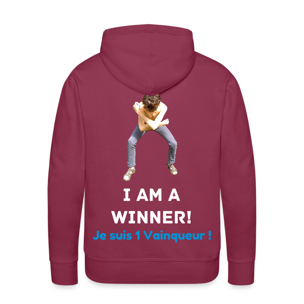 Je suis 1 Vainqueur ! - Pull Bio - bordeaux