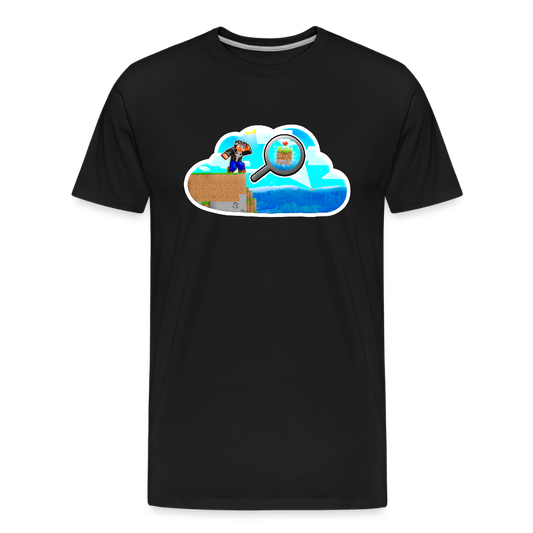 Là-bas, je vois une île ! - T-Shirt Bio - noir