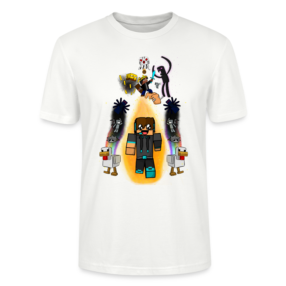 À l'aventure, on s'amuse bien, mais on meurt beaucoup - T-Shirt Bio - blanc