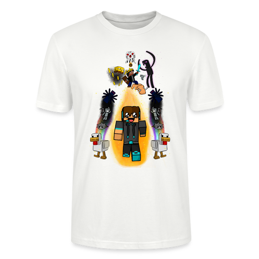 À l'aventure, on s'amuse bien, mais on meurt beaucoup - T-Shirt Bio - blanc