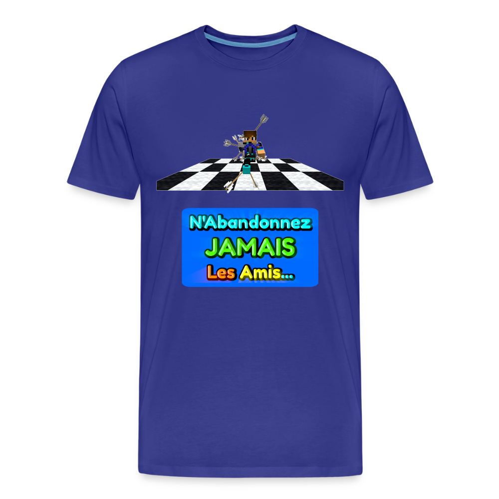 N'Abandonnez JAMAIS Les Amis... - T-Shirt Bio - bleu roi