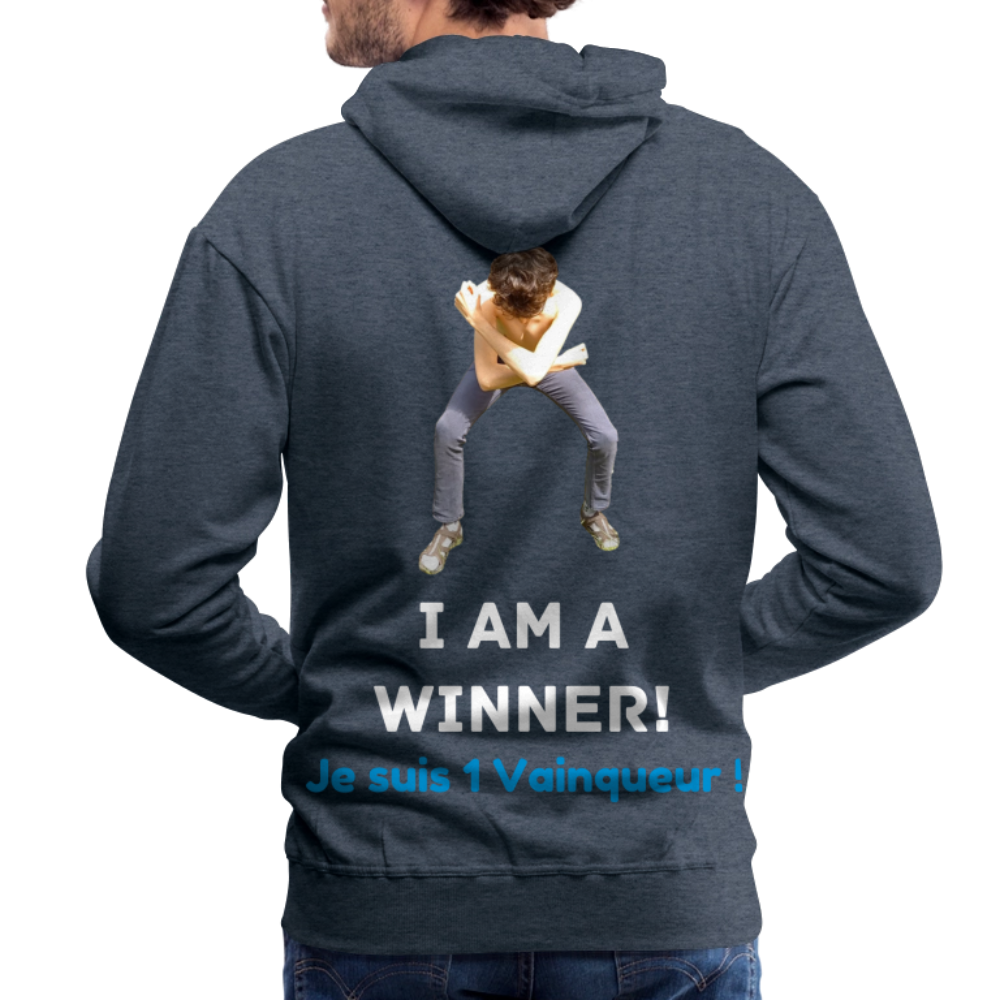 Je suis 1 Vainqueur ! - Pull Bio - bleu jeans