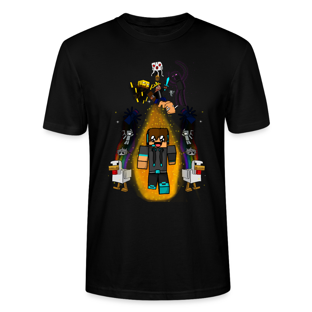 À l'aventure, on s'amuse bien, mais on meurt beaucoup - T-Shirt Bio - noir